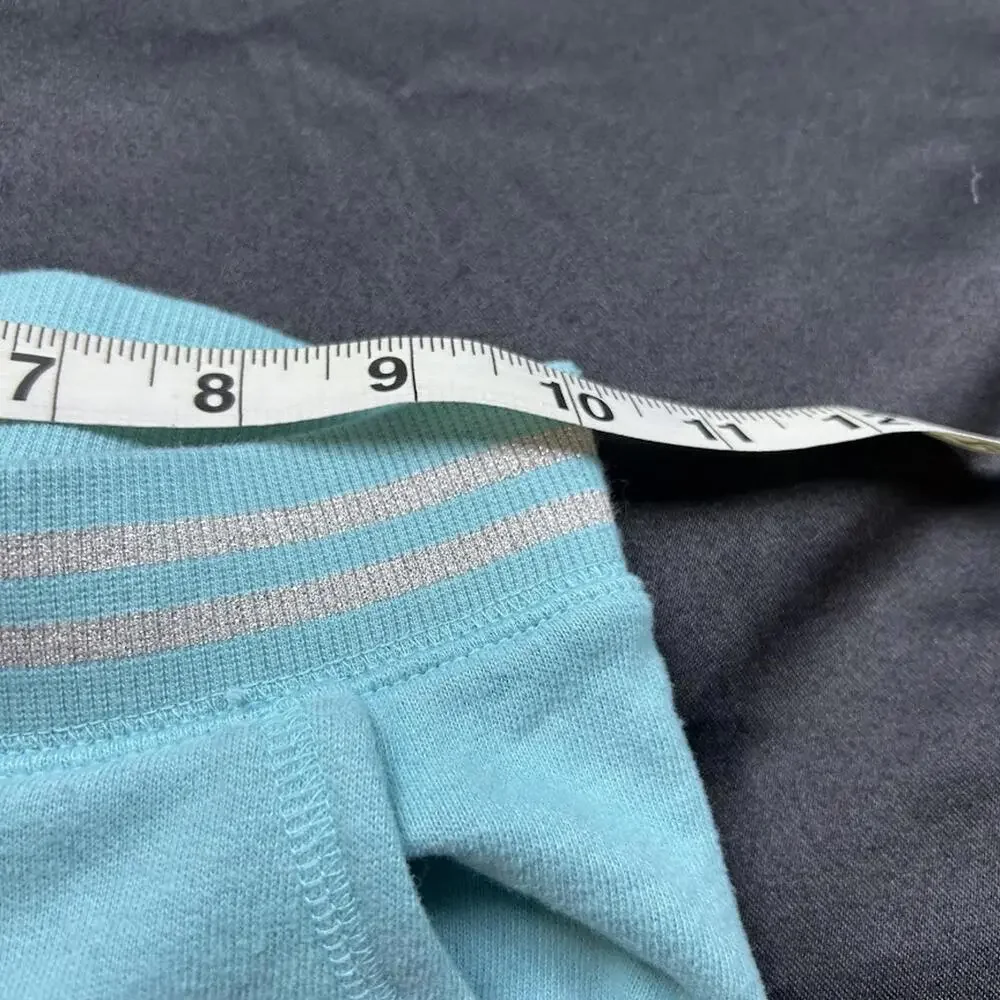 OshKosh B’gosh Girls Light Blue Sweatpants Size 6Y Sparkly‎ Silver Accents